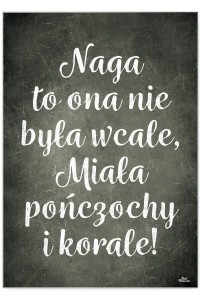 Plakat metalowy "Korale"