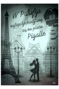 Plakat metalowy "Pigalle"