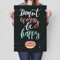 Blacha metalowa - Be happy L.jpg