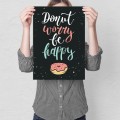 Blacha metalowa - Be happy M.jpg