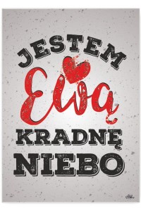 Plakat metalowy "Ewa"
