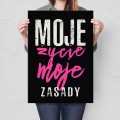 Blacha metalowa - Moje życie moje zasady L.jpg