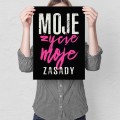 Blacha metalowa - Moje życie moje zasady M.jpg