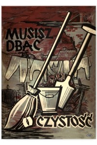 Plakat metalowy "Musisz dbać"