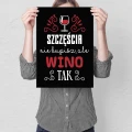Blacha metalowa - Szczęścia nie kupisz, ale wino tak M.jpg