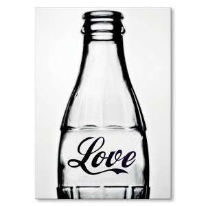 Plakat metalowy "Cola Love"