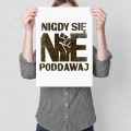 Blacha metalowa - Nigdy się nie poddawaj M.jpg