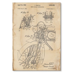 Plakat metalowy "Motocykl 1"