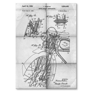 Plakat metalowy "Motocykl 4" 