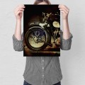 Blacha metalowa - Motocykl Sokół M.jpg
