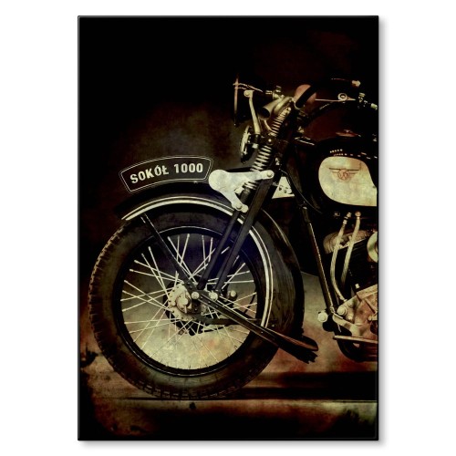 Blacha metalowa - Motocykl Sokół.jpg