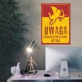 Blacha metalowa - Uwaga AMOR L 2.jpg