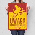 Blacha metalowa - Uwaga AMOR L.jpg