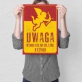 Blacha metalowa - Uwaga AMOR M.jpg