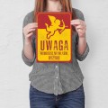 Blacha metalowa - Uwaga AMOR S.jpg