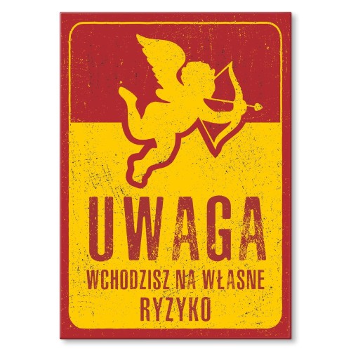 Blacha metalowa - Uwaga AMOR.jpg