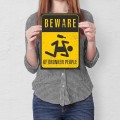 Blacha metalowa - Beware of drunken people S.jpg