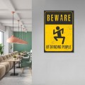 Blacha metalowa- Beware of dancing people L 2.jpg
