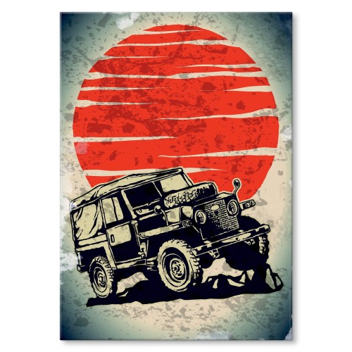Blacha dekoracyjna - Jeep Sunrise.jpg