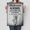 Blacha metalowa - Mądremu alkohol L.jpg