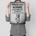 Blacha metalowa - Mądremu alkohol M.jpg