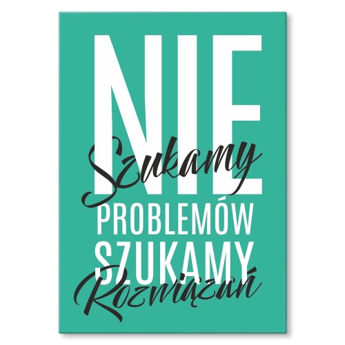 Blacha metalowa - Nie szukamy problemów.jpg