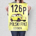 Blacha metalowa - Polski Fiat 126p L.jpg