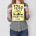 Blacha metalowa - Polski Fiat 126p S.jpg