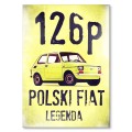 Blacha metalowa - Polski Fiat 126p.jpg