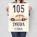 Blacha metalowa - Syrena 105 L.jpg