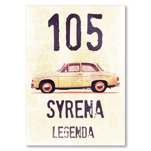 Blacha metalowa - Syrena 105.jpg