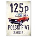 Blacha metalowa - Polski Fiat 125p.jpg