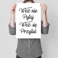 Blacha metalowa - Weź nie pytaj biała M.jpg