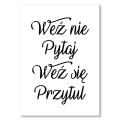 Blacha metalowa - Weź nie pytaj biała.jpg
