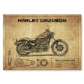 Blacha metalowa - Harley Davidson 883.jpg