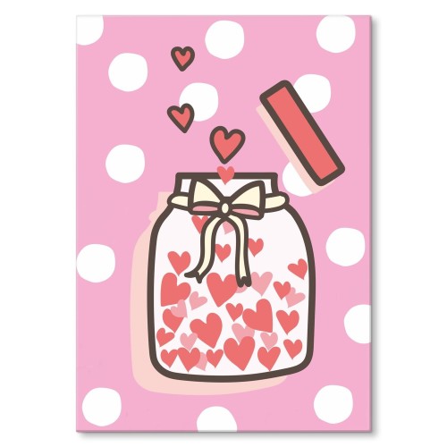 Blacha metalowa - Love jar.jpg