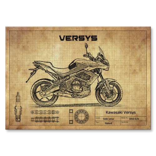 Blacha metalowa - Kawasaki Versys.jpg