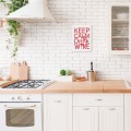 Blacha metalowa - Keep calm & drink wine S 2.jpg