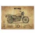 Blacha metalowa - Suzuki GT750.jpg