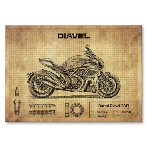 Blacha metalowa - Ducati Diavel.jpg