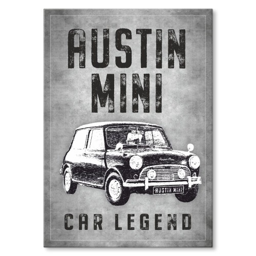 Blacha metalowa - Austin Mini.jpg