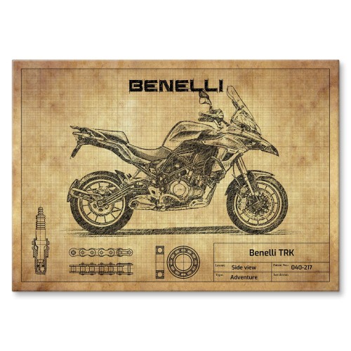 Blacha metalowa - Benelli TRK.jpg