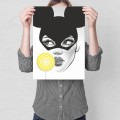Blacha metalowa - Mickeywoman M.jpg