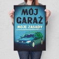Blacha metalowa - Mój garaż Passat L.jpg