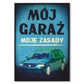 Blacha metalowa - Mój garaż Passat.jpg