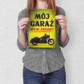 Blacha metalowa - Mój Garaż Harley S.jpg
