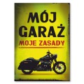 Blacha metalowa - Mój Garaż Harley.jpg