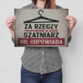 Blacha metalowa - Szatniarz nie odpowiada M.jpg
