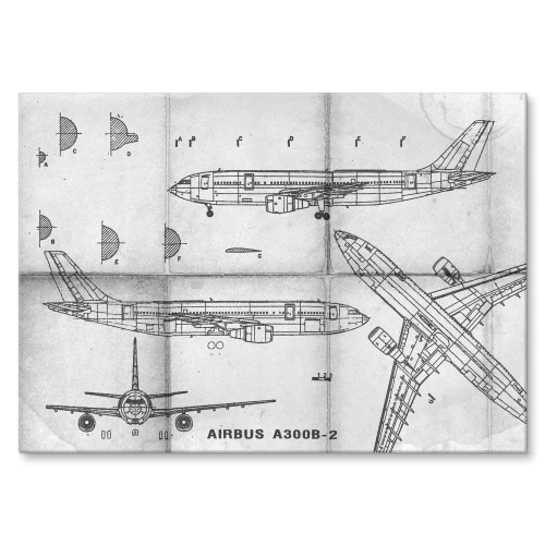 Blacha metalowa - Airbus A300 2.jpg