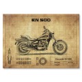 Blacha metalowa - Kawasaki EN 500.jpg